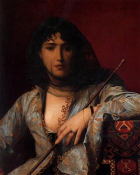 讓 萊昂 傑羅姆 Veiled Circassian Woman 讓 萊昂 傑羅姆 Veiled Circassian Woman